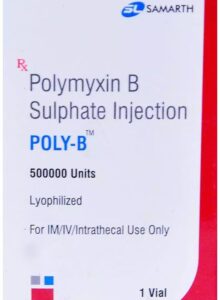 POLY B INJECTION 1 VAIL